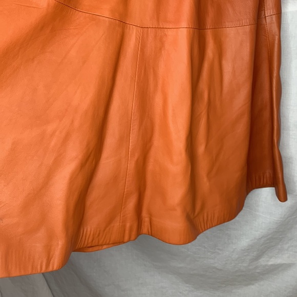 vintage Hermanos Veralo Madrid Spain flare skirt trench coat, see measurements - Picture 6 of 15